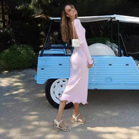Gwyneth | Women's Elegant Summer Dress in Pink