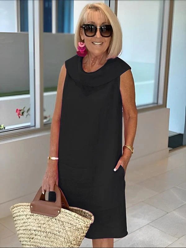 Gwyneth | Women's Modern Dress – Casual Dress in Black