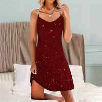 Hadley | Women's Evening Dress in Wine Red