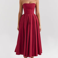 Halcyon | Women's Tailored Top in Red