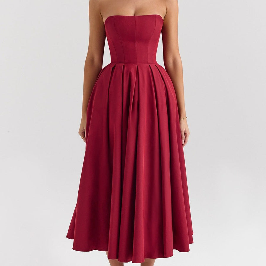Halcyon | Women's Tailored Top in Red