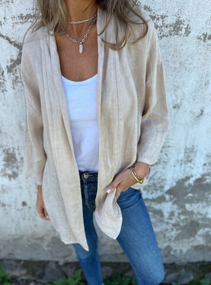 Hanneke | Women's Lightweight Jacket in Apricot
