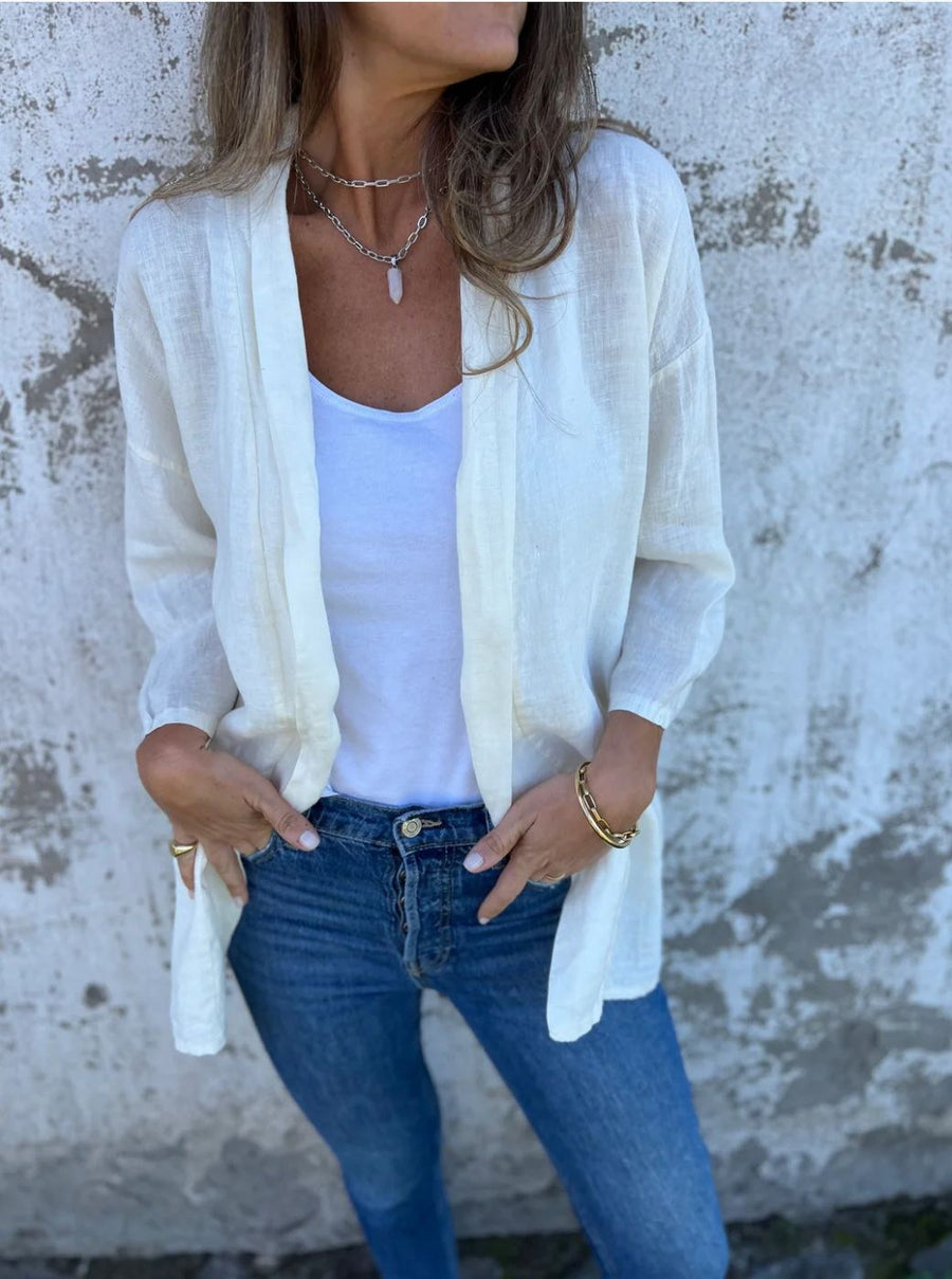 Hanneke | Women's Lightweight Jacket in White