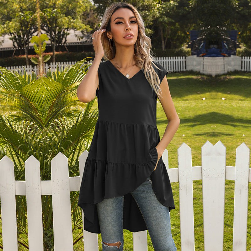 Haralda | Women's Asymmetric Voluminous Top