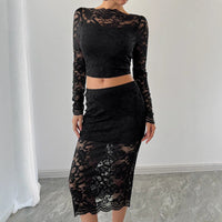 Harriet | Women's Lace Elegant Top in Black