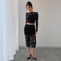 Harriet | Women's Lace Elegant Top in Black
