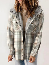 Harriette | Women's Centered Button-front Opening Jacket in Gray