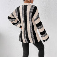 Heather | Women's Striped Knit Sweater