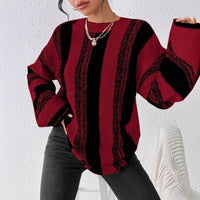 Heather | Women's Striped Knit Sweater