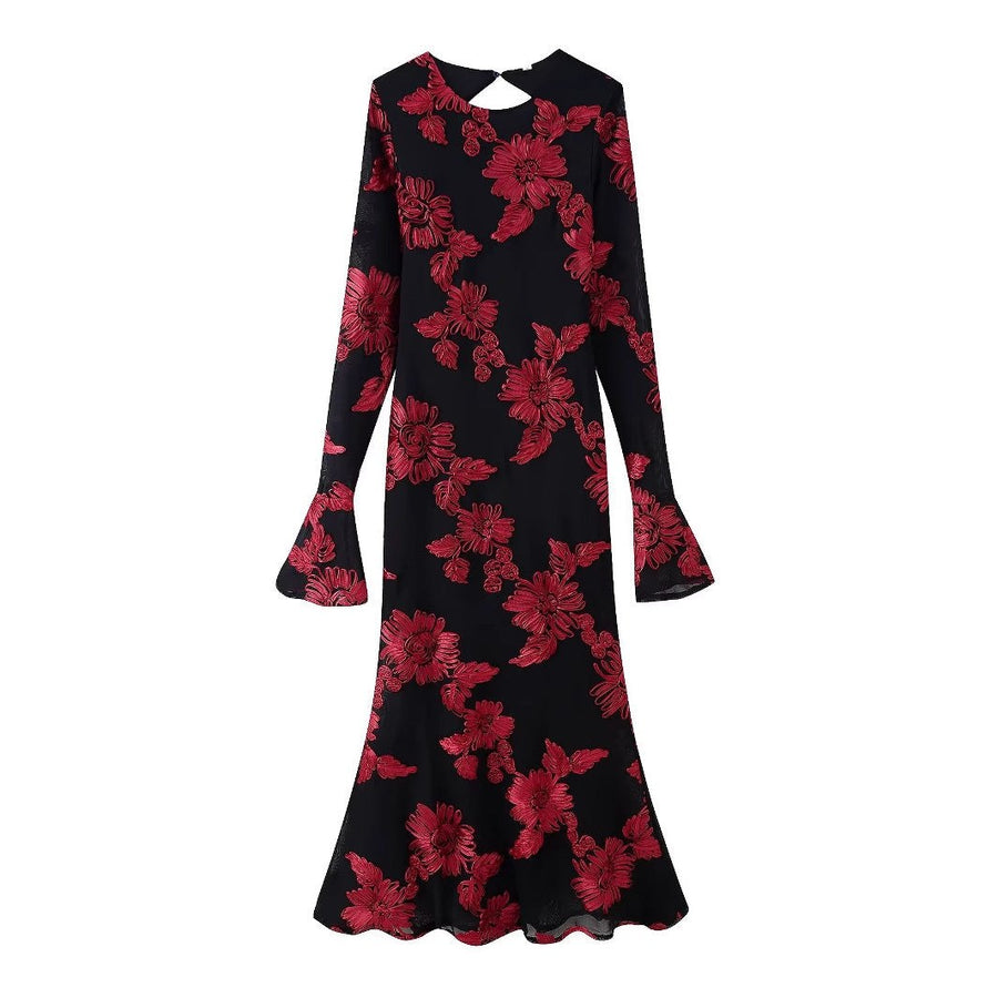 Hedwig | Women's Floral Elegant Evening Dress in Kleid