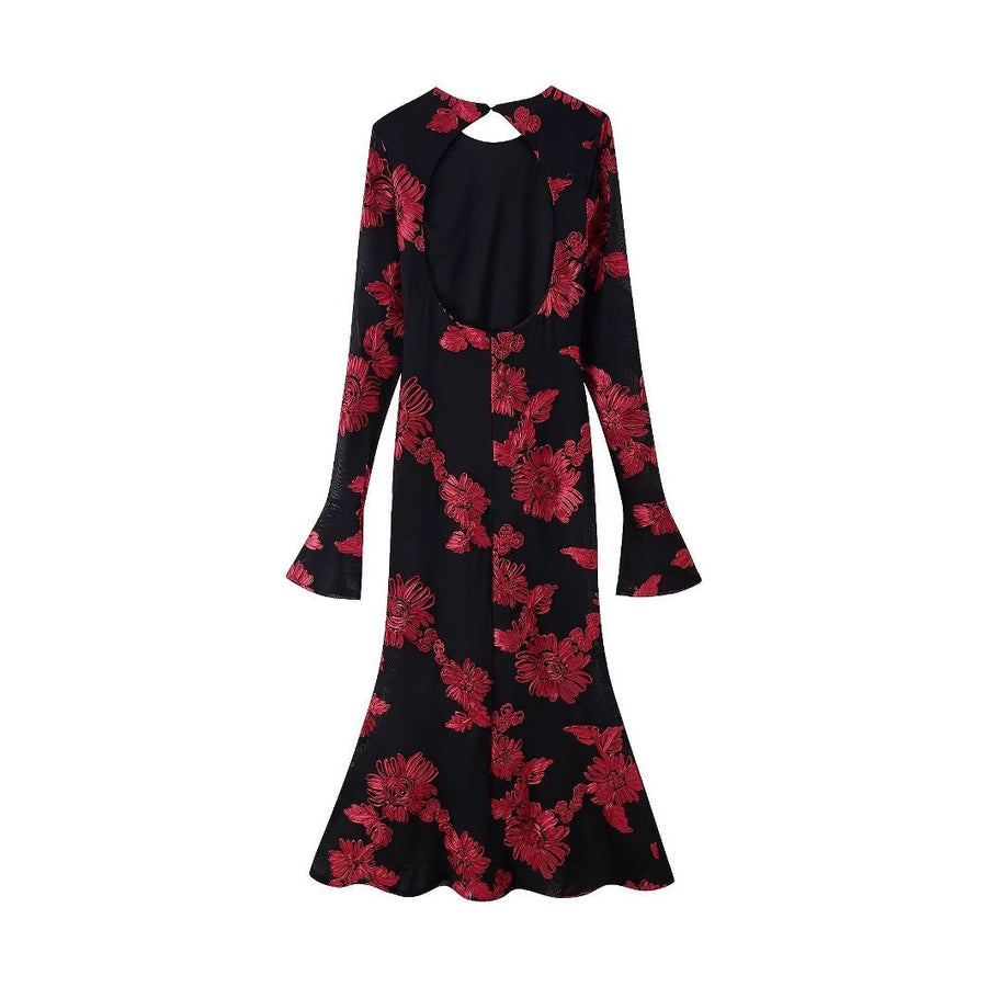 Hedwig | Women's Floral Elegant Evening Dress in Kleid