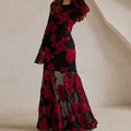 Hedwig | Women's Floral Elegant Evening Dress