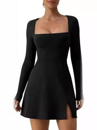 Henrietta | Women's Elegant Chic Mini Dress in Black