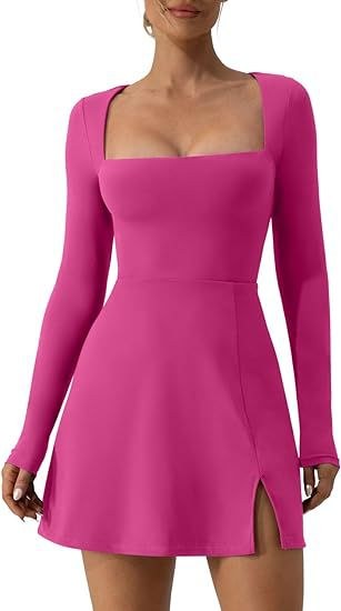 Henrietta | Women's Elegant Chic Mini Dress in Pink