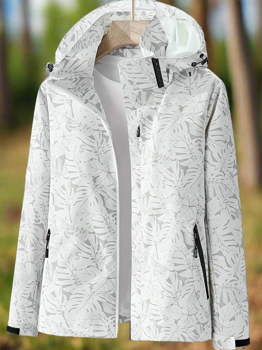 Henriette | Women's Full-length Zipper Closure Jacket in White