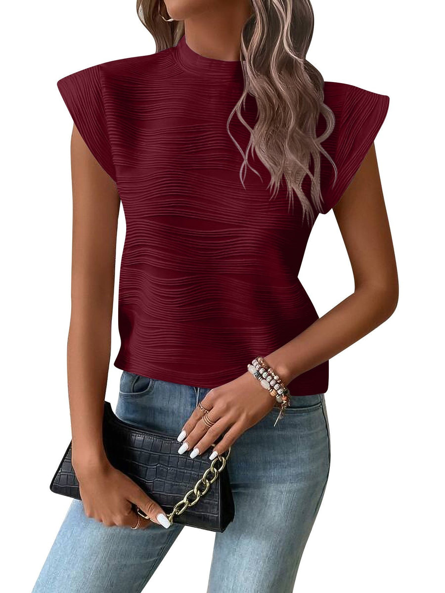 Hildegard | Women's Elegant Top in Red