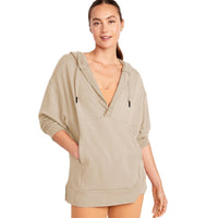 Hildegunde | Women's Asymmetric Pockets Hooded Hoodie