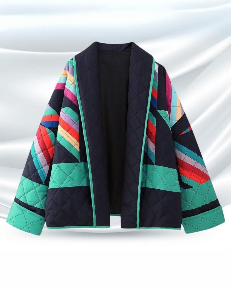 Hildred | Women's Geometric Print Pattern Jacket
