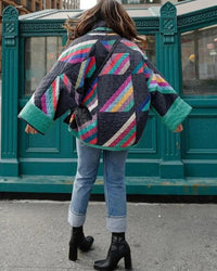 Hildred | Women's Geometric Print Pattern Jacket