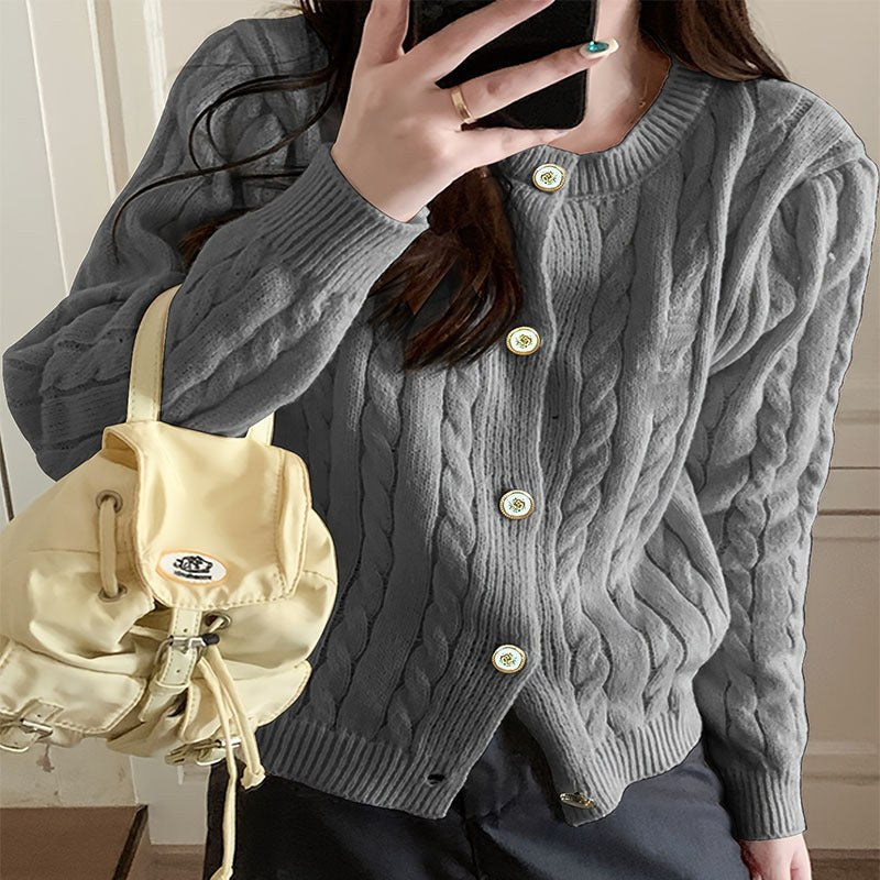 Hollis | Women's Knit Cardigan in Gray