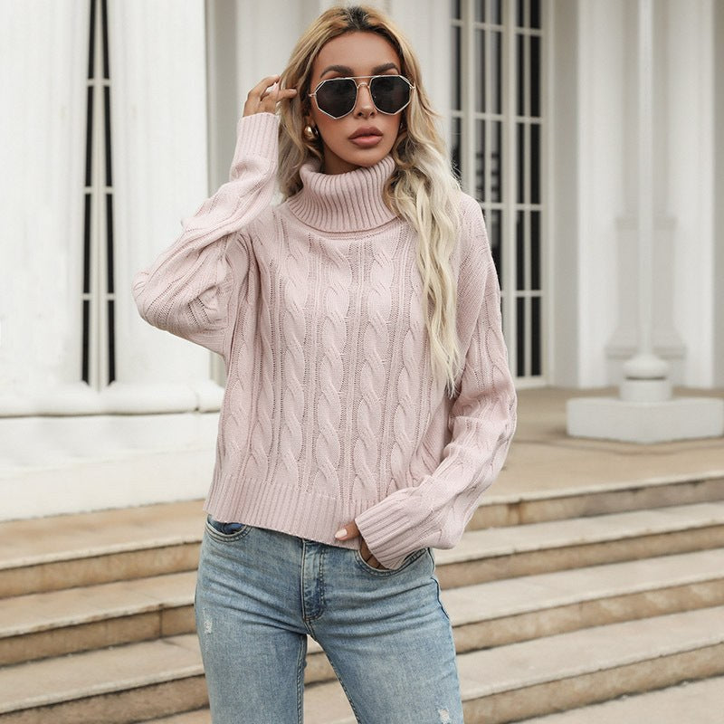 Hyacinth | Women's Knit Sweater in Pink