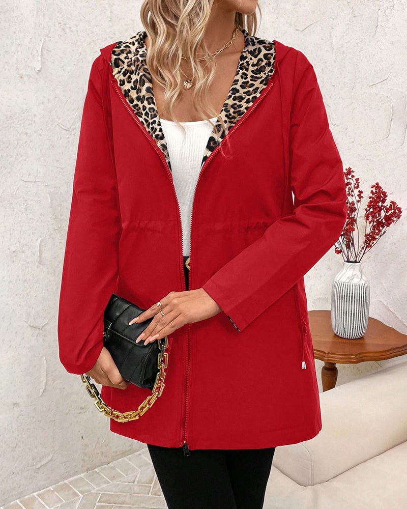 Hypatia | Women's Hooded Lined Design Jacket