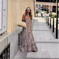Iantha | Women's Flowing Elegant Maxi Dress in Unklar