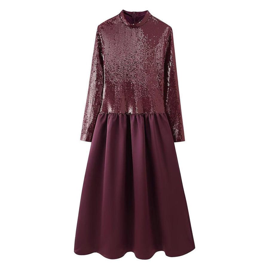 Ida | Women's Top in Wine Red