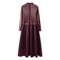 Ida | Women's Top in Wine Red