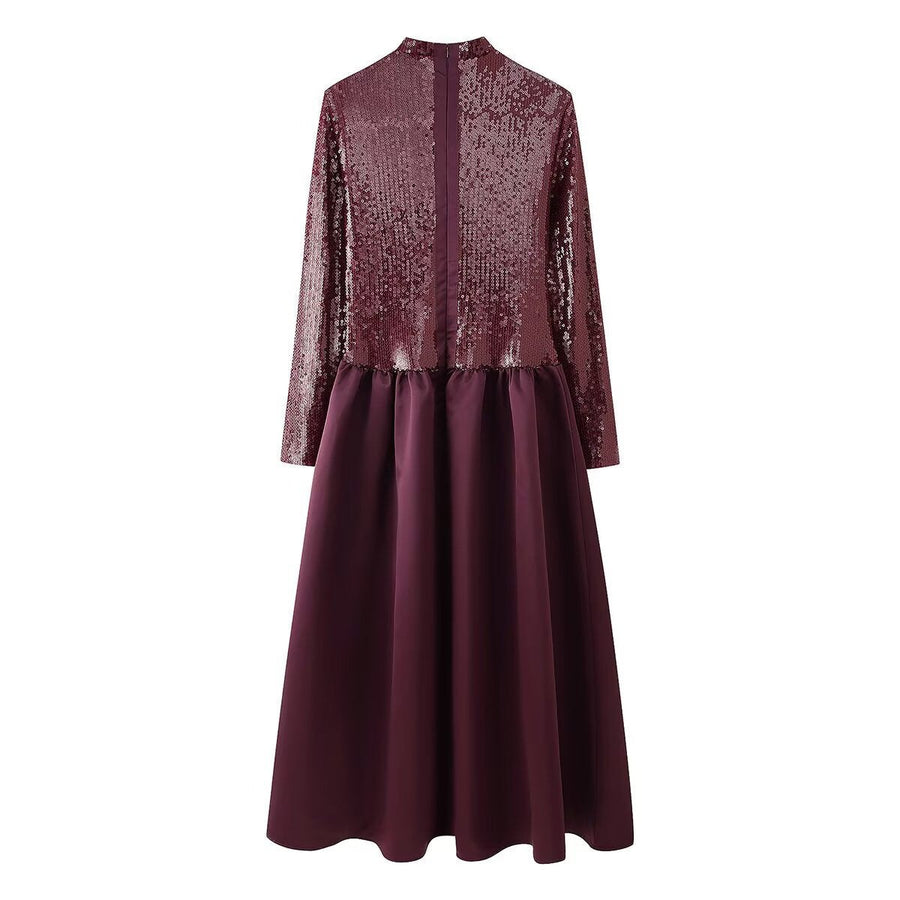 Ida | Women's Top in Wine Red