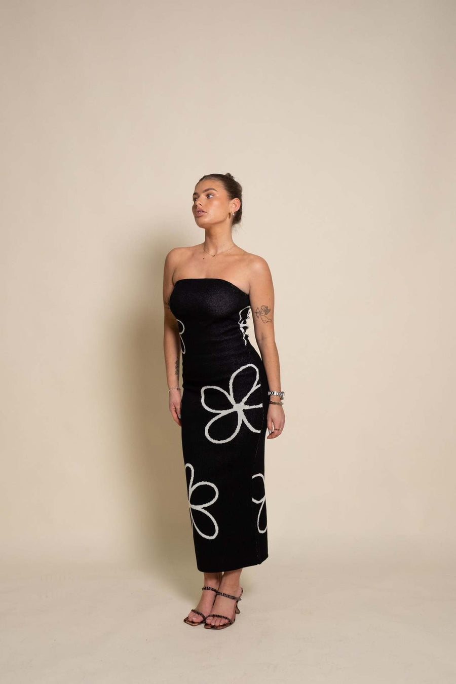 Idabelle | Women's Asymmetric Maxi Dress in As Shown