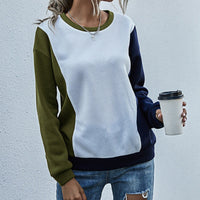Idelette | Women's Color Block Fashionable Sweatshirt