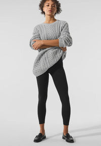 Idonea | Women's Knit Fashionable Sweater in Gray