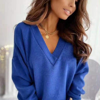 Ignatia | Women's V-Neck Oversized Sweater
