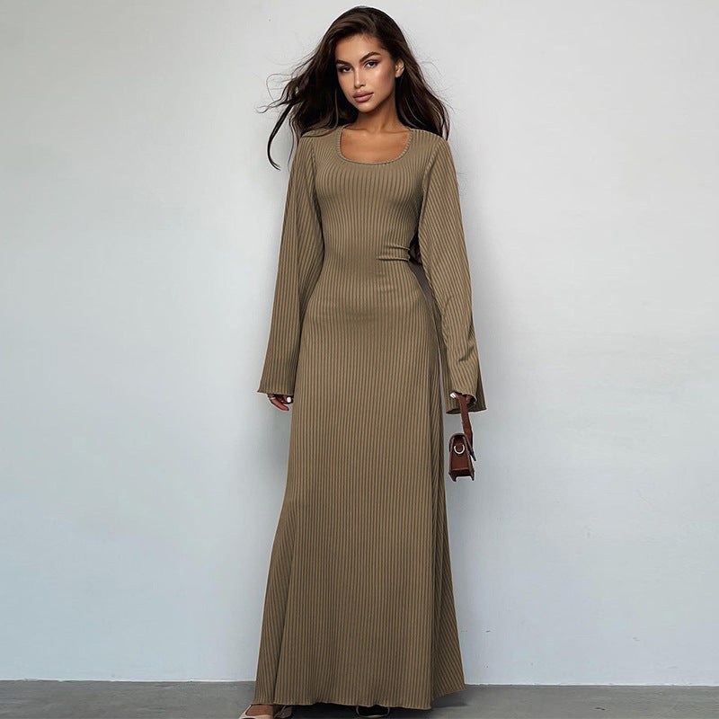 Ilaire | Women's Maxi Dress in Khaki