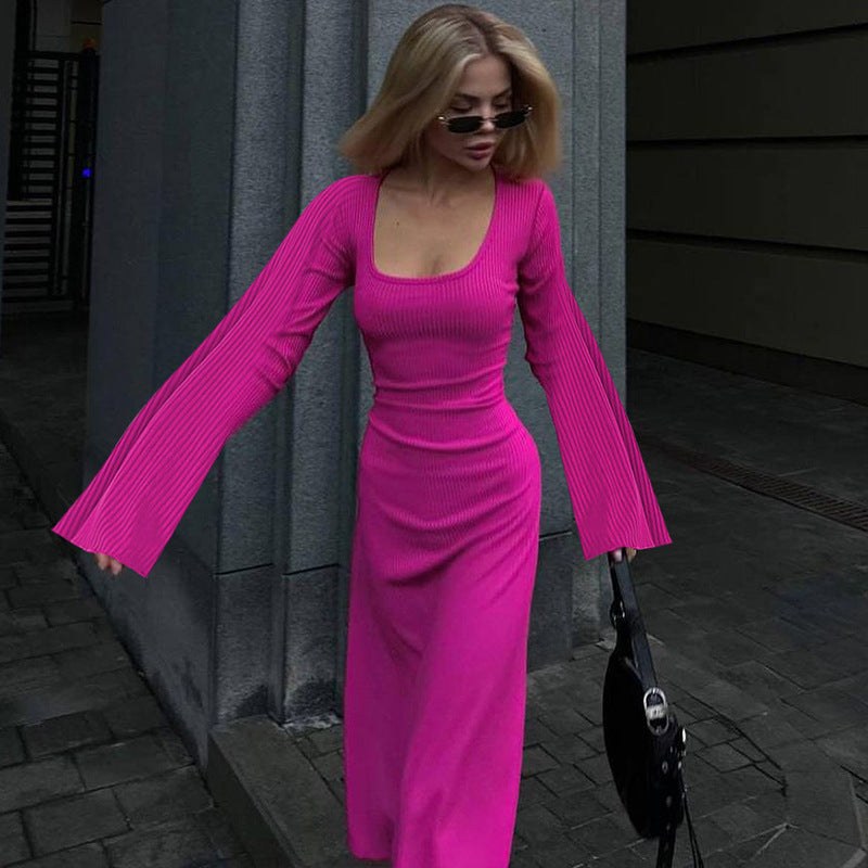 Ilaire | Women's Maxi Dress in Magenta