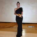 Ilaria | Women's Ruffle Detail Elegant Evening Dress
