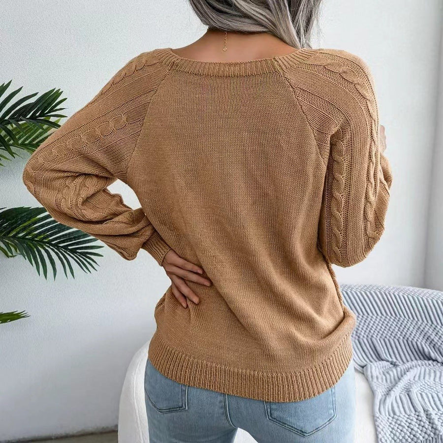 Ilaria | Women's Knit Sweater in White