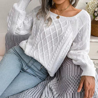 Ilaria | Women's Knit Sweater in White