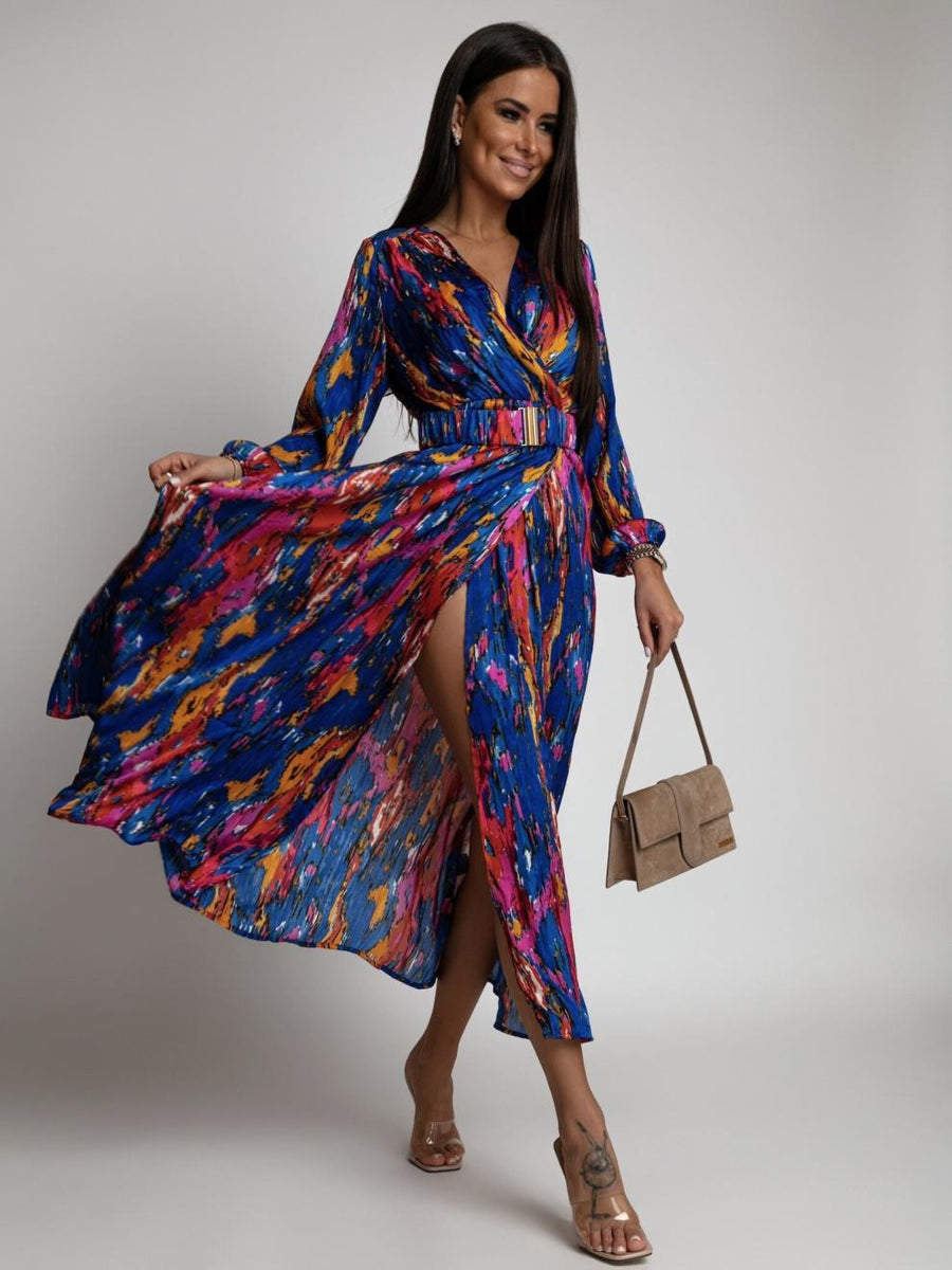 Indre | Women's Maxi Dress in Blue
