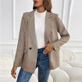 Ingelise | Women's Plaid Blazer