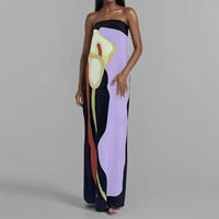 Inkeri | Women's Elegant Maxi Dress in Light Purple