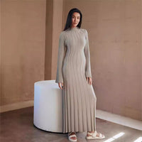 Iolanda | Women's Elegant Maxi Dress in Gray