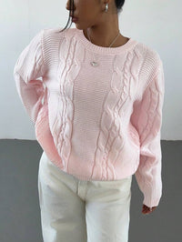 Iona | Women's Knit Sweater in Pink