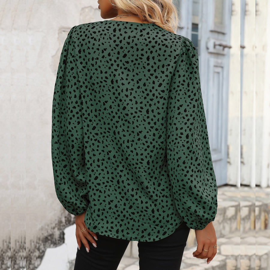 Iphigenia | Women's V-Neck Voluminous Blouse