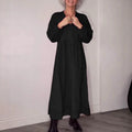 Iphigenia | Women's V-Neck Comfortable Elegant Maxi Dress