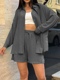 Irelande | Women's Short Sleeve Comfortable in Dark Gray