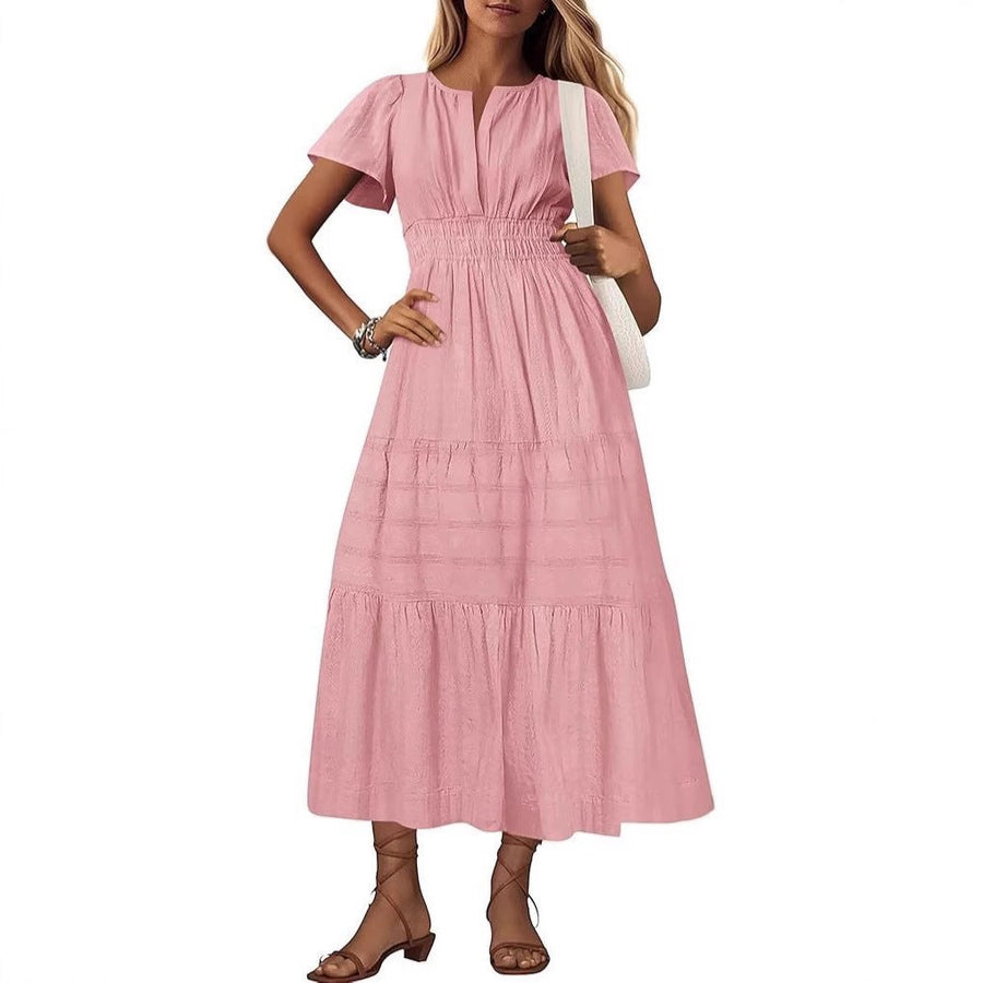 Irelia | Women's V-Neck Elegant Maxi Dress