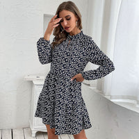 Irelia | Women's Asymmetric Chic Midi Dress in Black