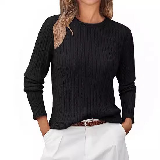 Irena | Women's Knit Sweater in Black